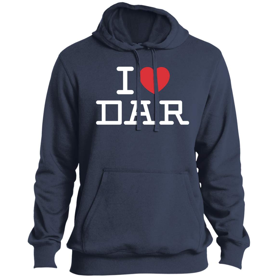 I love Dar Es Salaam (DAR) Tanzania Men's Pullover Hoodie