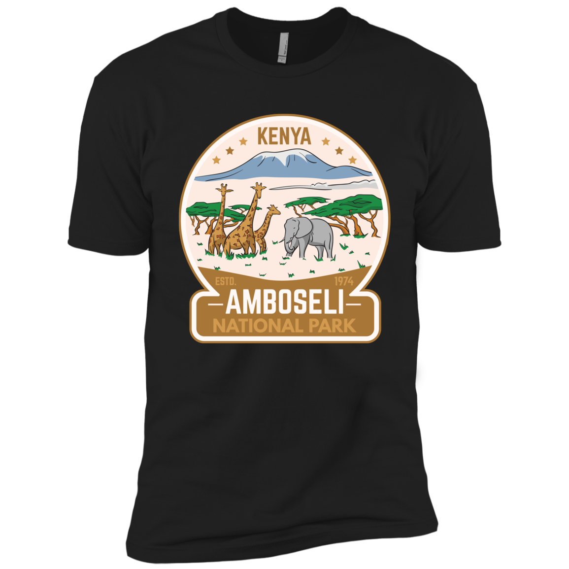 Amboseli National Park Kenya Kids' Classic T-Shirt