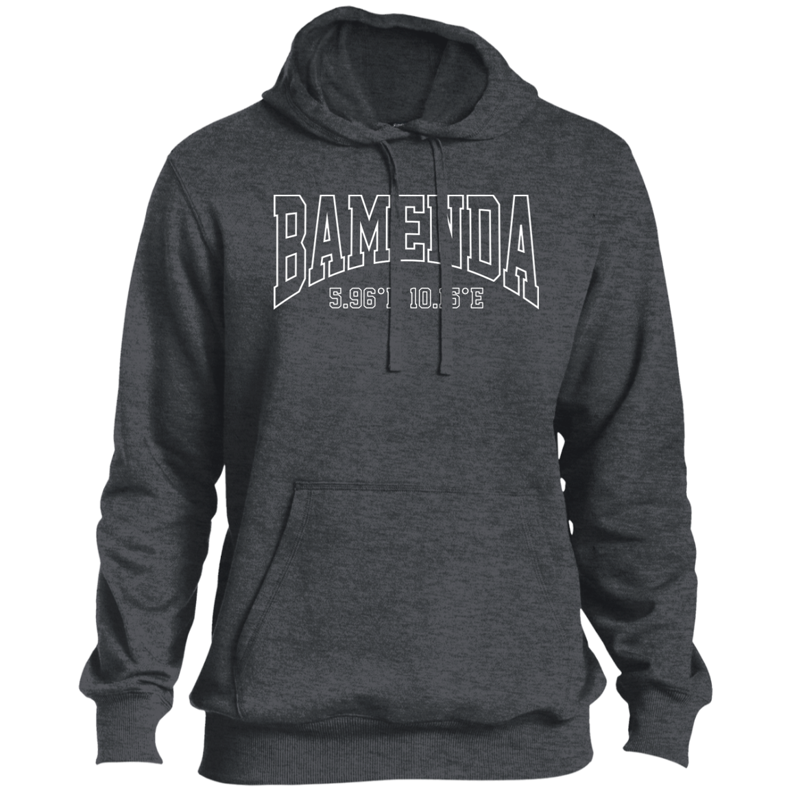 Bamenda GPS Coordinates Men's Pullover Hoodie