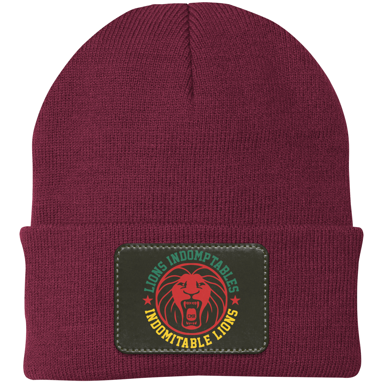 Cameroon Football Team Emblem Patch Knit Cap