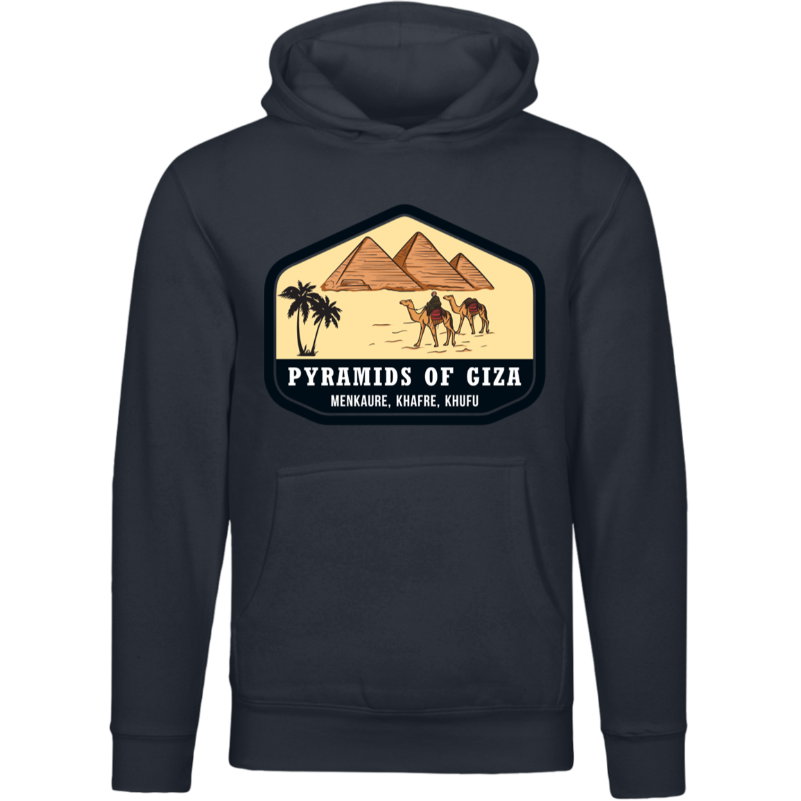 The Pyramids of Giza Unisex Pullover Hoodie