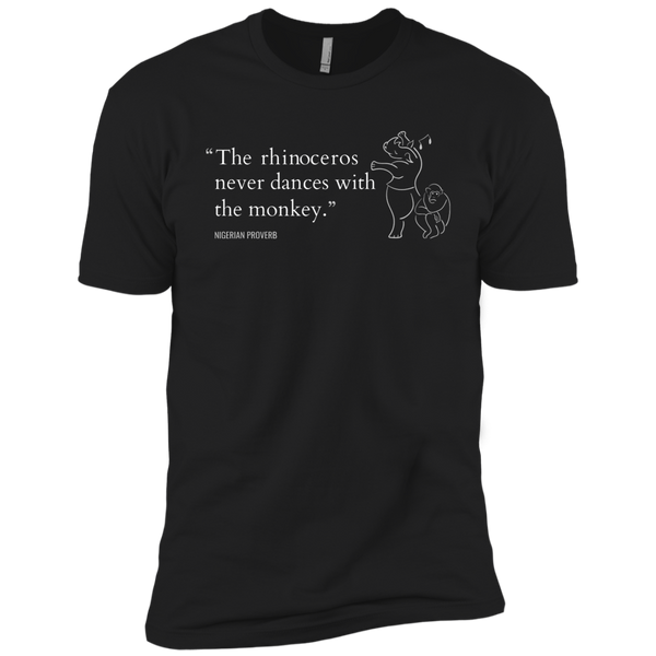 The Rhinoceros Never Dances With the Monkey Kids' Classic T-Shirt