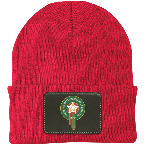 Royal Moroccan Football Team Emblem Patch Knit Cap