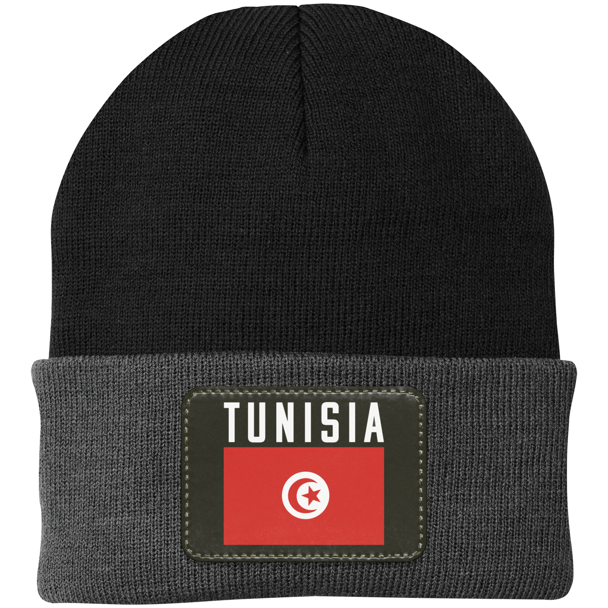 Tunisia Football Team Emblem Patch Knit Cap