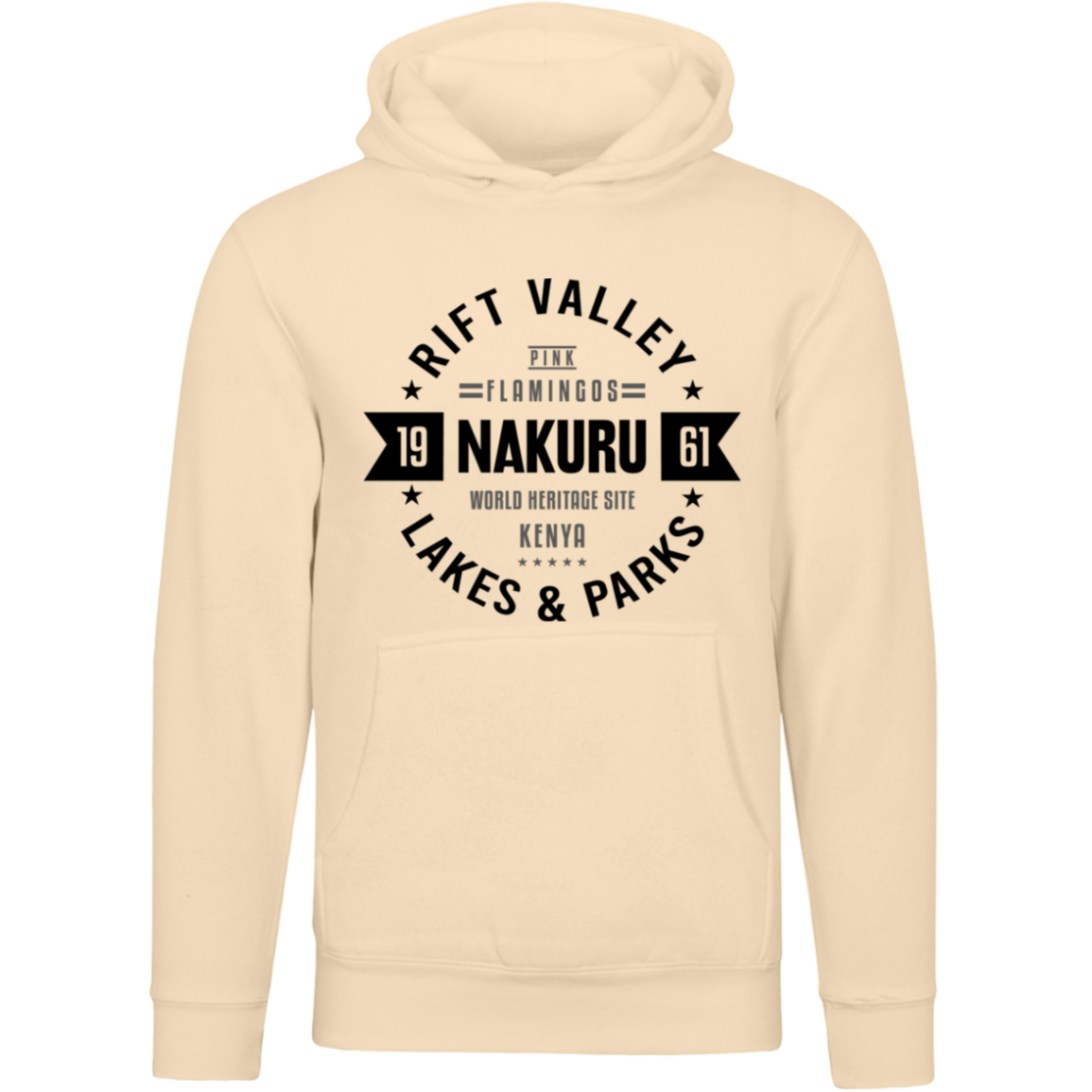 Nakuru 1961 Rift Valley Lakes & Parks Unisex Pullover Hoodie