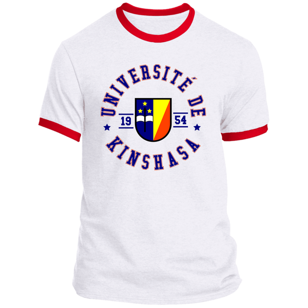 Université de Kinshasa Ringer T-Shirt (Unisex)