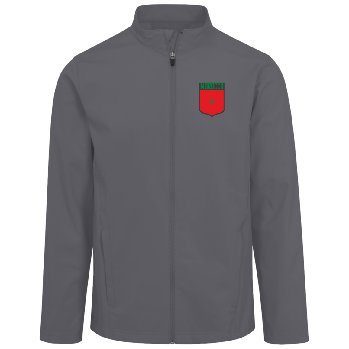 Morocco Football Team Emblem Men's Leader Soft Shell Jacket