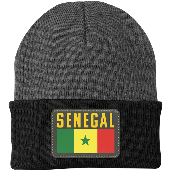 Senegal Football Team Emblem Patch Knit Cap