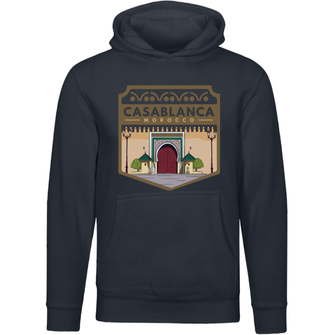 Casablanca Riad Morocco Unisex Pullover Hoodie