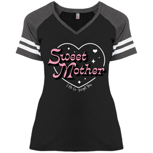 Sweet Mother - I No Go Forget You Women's Game V-Neck T-Shirt