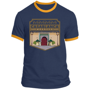 Casablanca Riad Morocco Ringer T-Shirt (Unisex)
