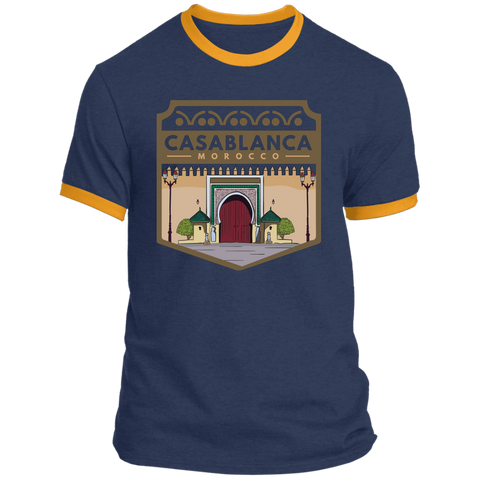 Casablanca Riad Morocco Ringer T-Shirt (Unisex)