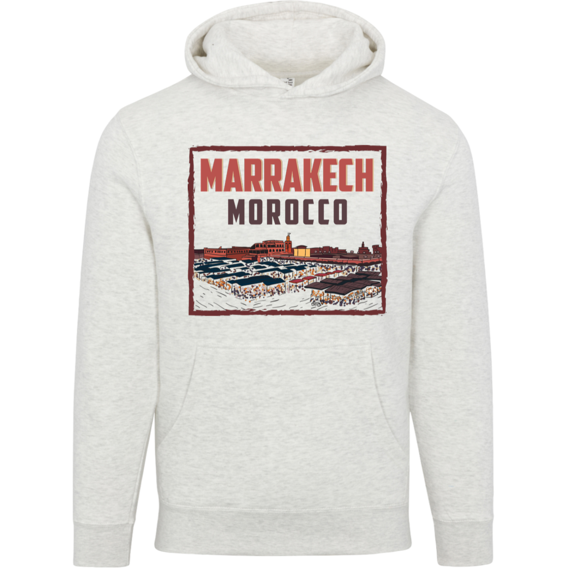 Marrakech Square Morocco Unisex Pullover Hoodie