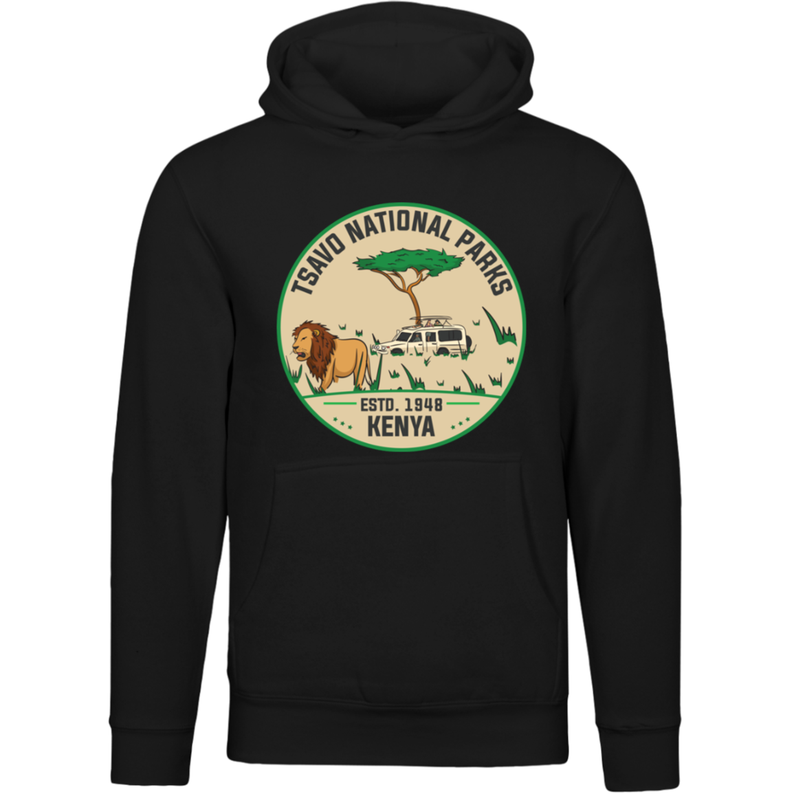 Tsavo National Parks Unisex Pullover Hoodie