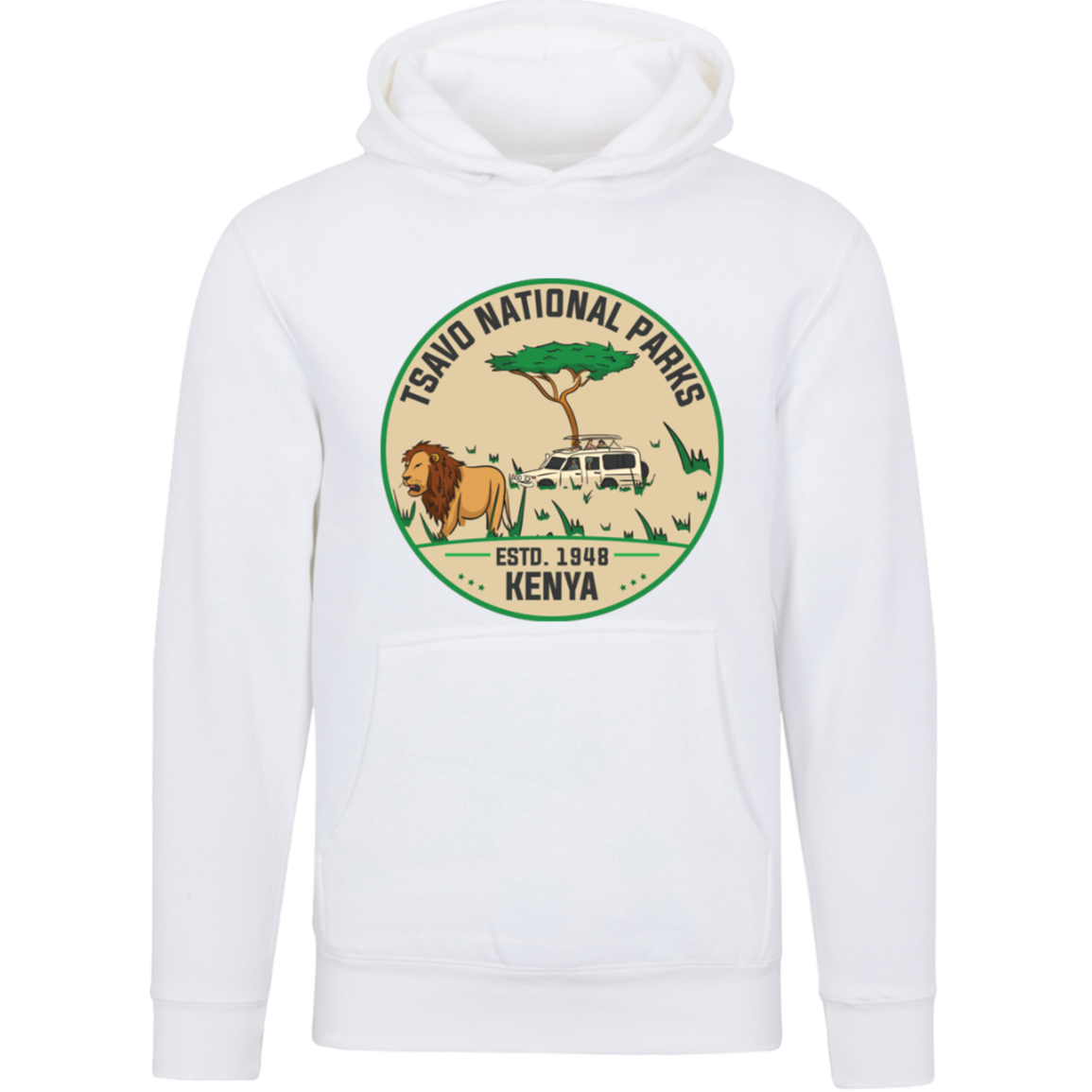 Tsavo National Parks Unisex Pullover Hoodie