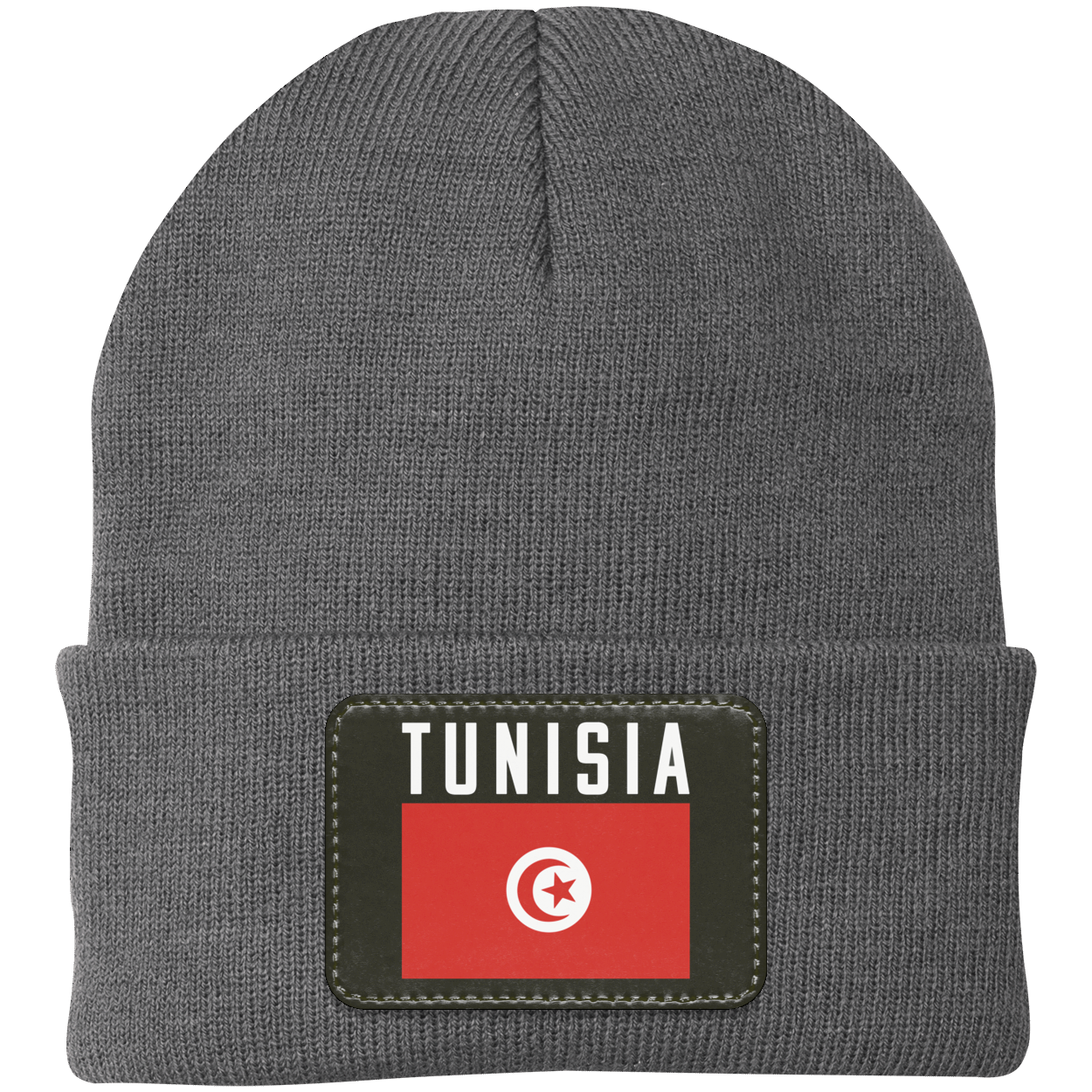 Tunisia Football Team Emblem Patch Knit Cap