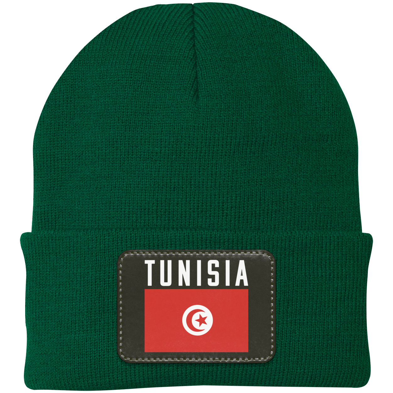 Tunisia Football Team Emblem Patch Knit Cap