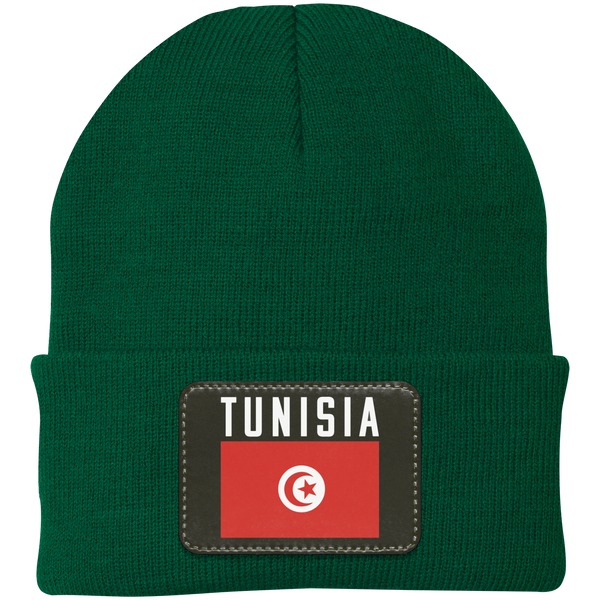 Tunisia Football Team Emblem Patch Knit Cap