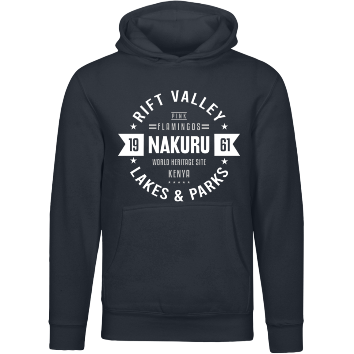 Nakuru 1961 Rift Valley Lakes & Parks Unisex Pullover Hoodie