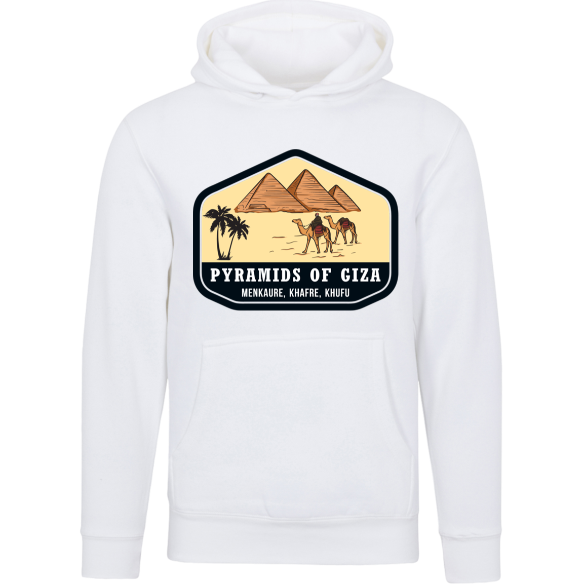 The Pyramids of Giza Unisex Pullover Hoodie