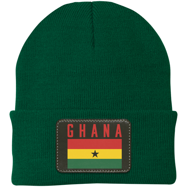 Ghana Football Team Emblem Patch Knit Cap