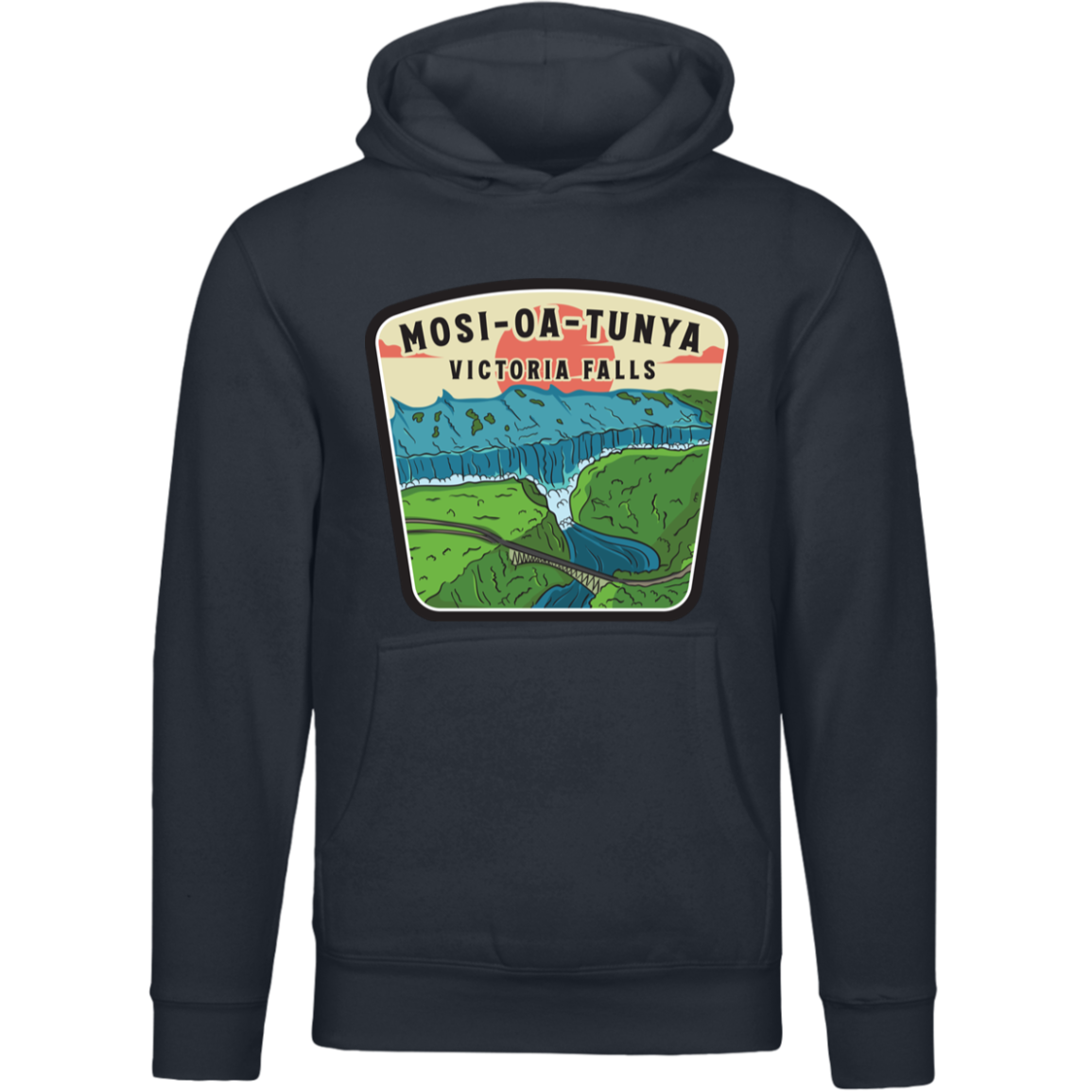 Mosi-oa-Tunya Victoria Falls Unisex Pullover Hoodie