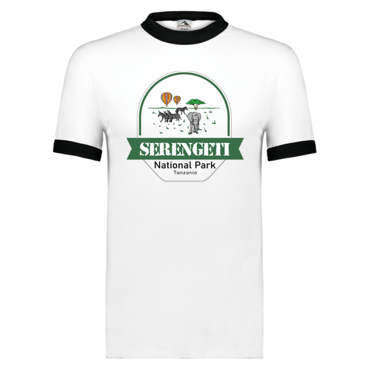 Serengeti National Park Tanzania Ringer T-Shirt (Unisex)