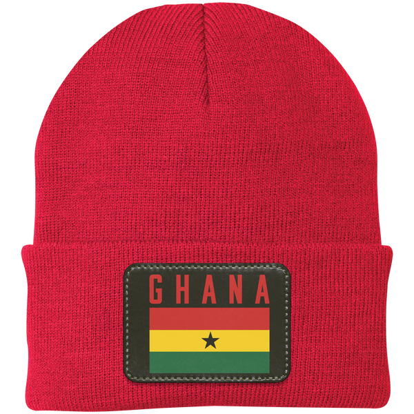 Ghana Football Team Emblem Patch Knit Cap