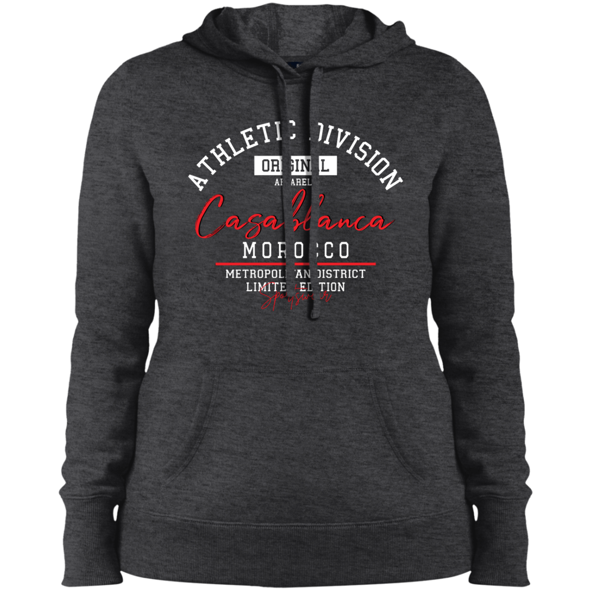 Casablanca Morocco Athletic Division Women's Pullover Hoodie