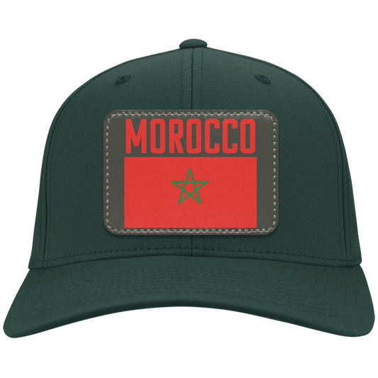 Moroccan Football Team Emblem Patch Twill Cap