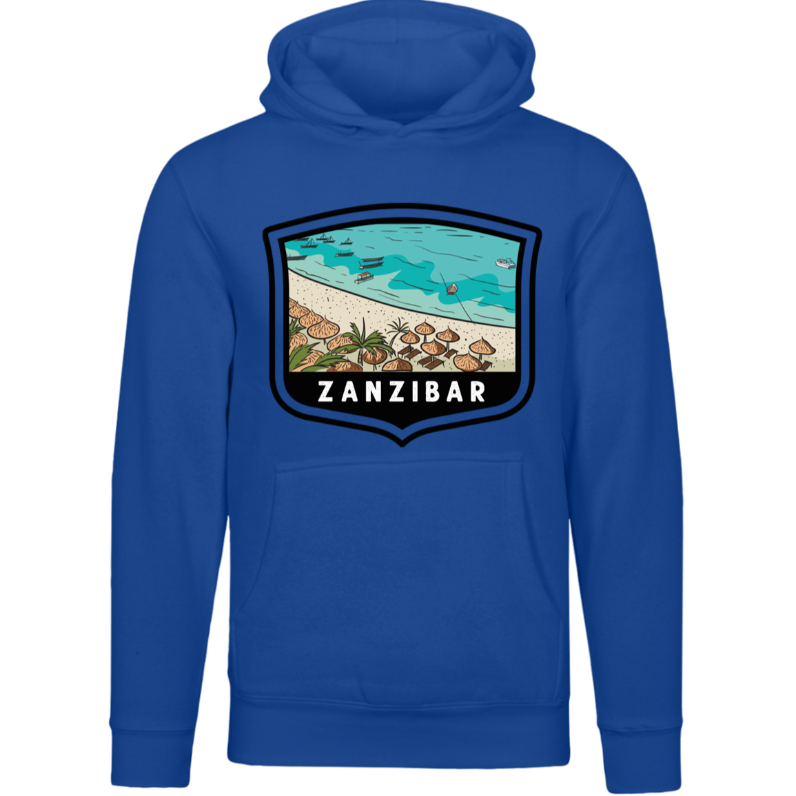 Zanzibar Beaches Unisex Pullover Hoodie