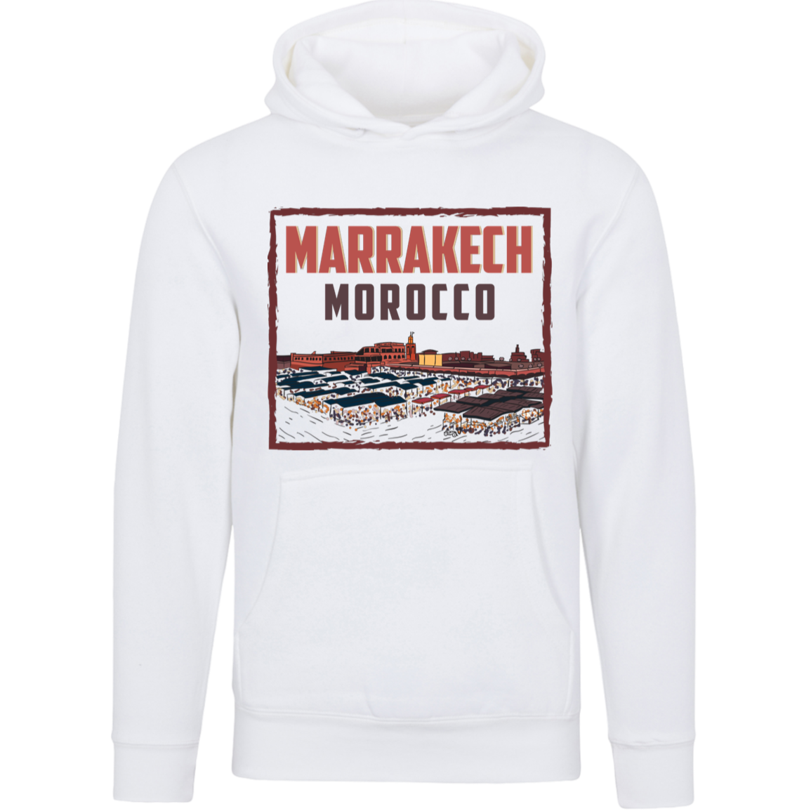 Marrakech Square Morocco Unisex Pullover Hoodie