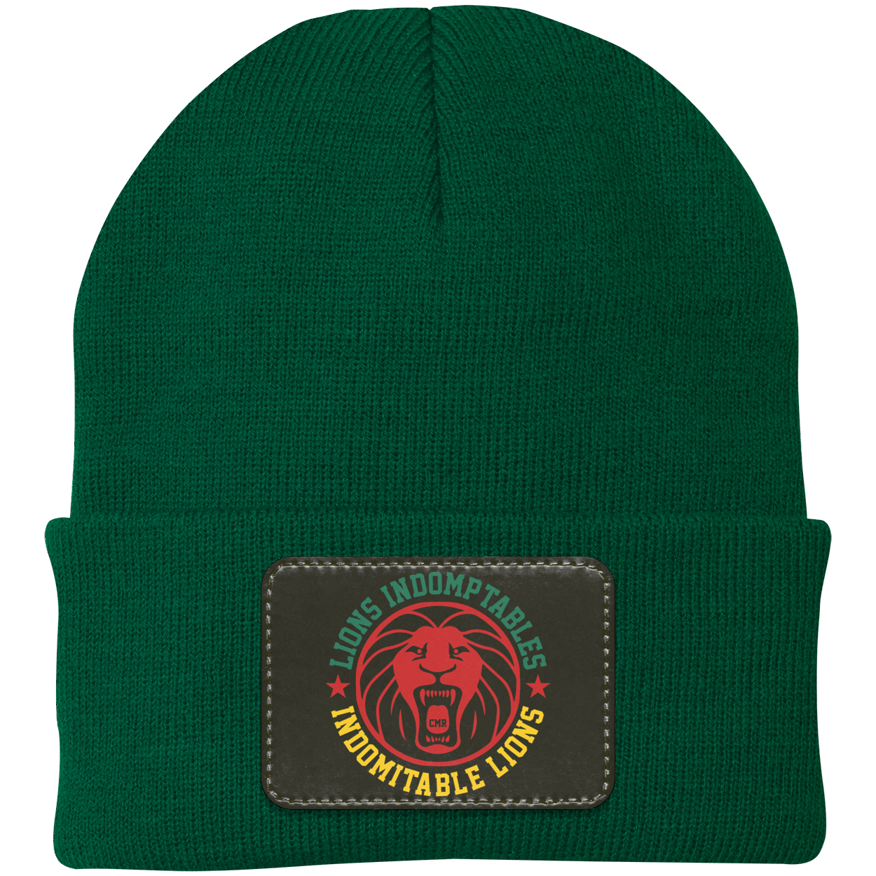 Cameroon Football Team Emblem Patch Knit Cap