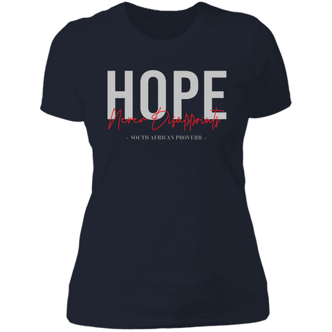 Hope Never Disappoints Women's Classic T-Shirt