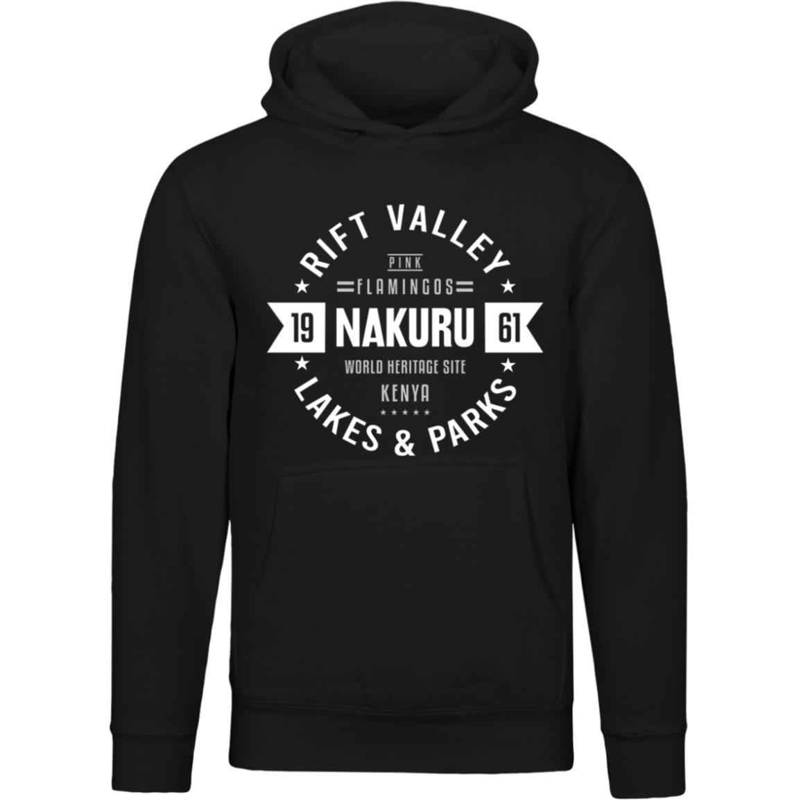 Nakuru 1961 Rift Valley Lakes & Parks Unisex Pullover Hoodie