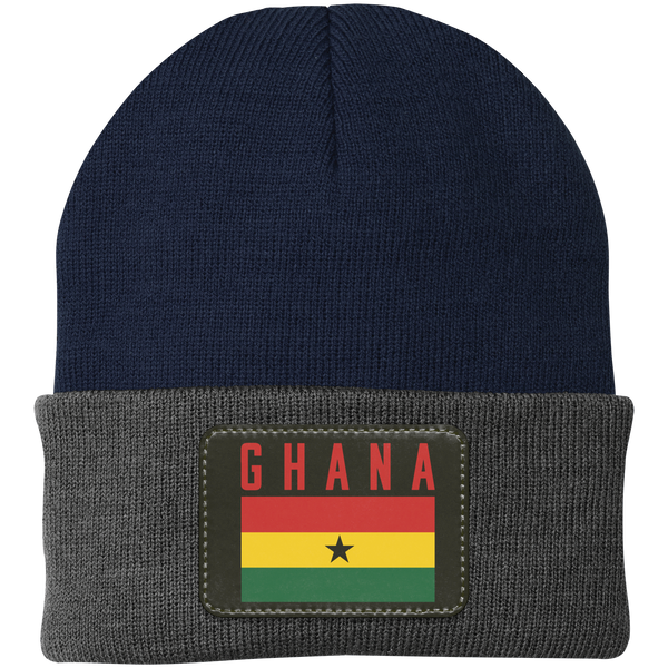 Ghana Football Team Emblem Patch Knit Cap