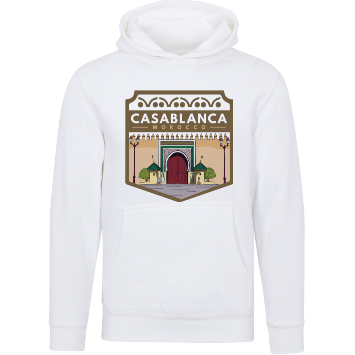 Casablanca Riad Morocco Unisex Pullover Hoodie