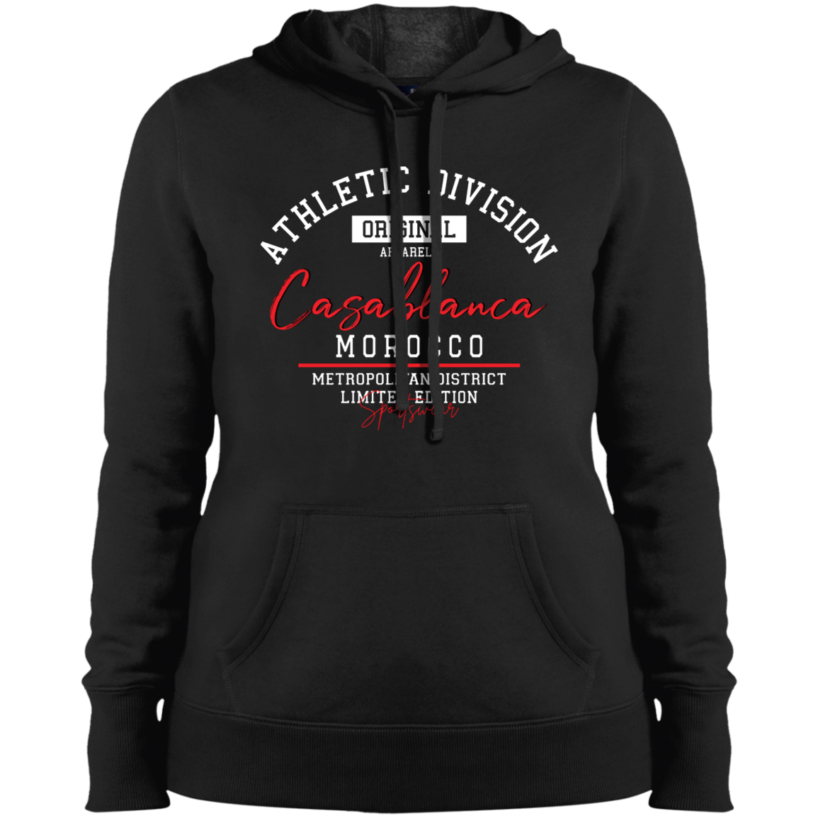 Casablanca Morocco Athletic Division Women's Pullover Hoodie