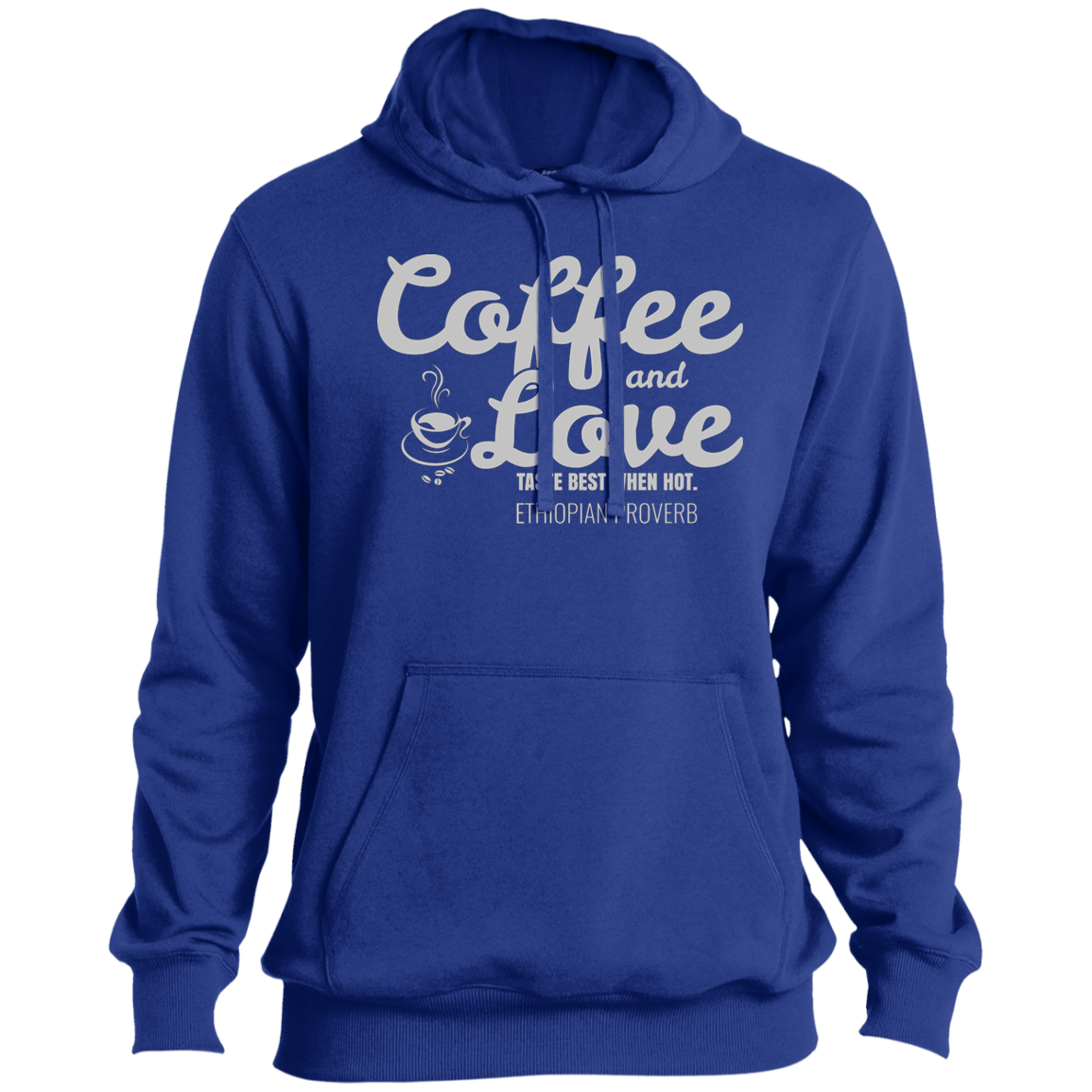 Coffee & Love Taste Best When Hot Men's Pullover Hoodie