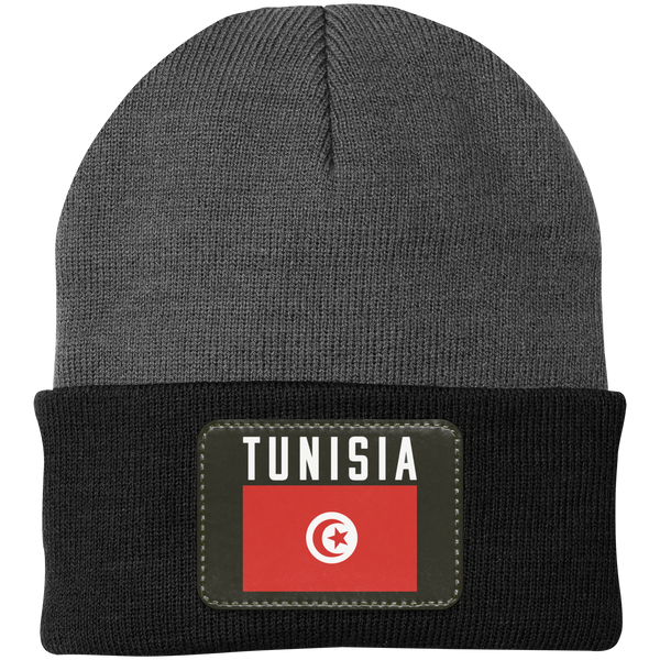Tunisia Football Team Emblem Patch Knit Cap