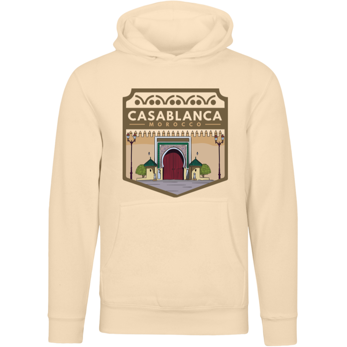 Casablanca Riad Morocco Unisex Pullover Hoodie