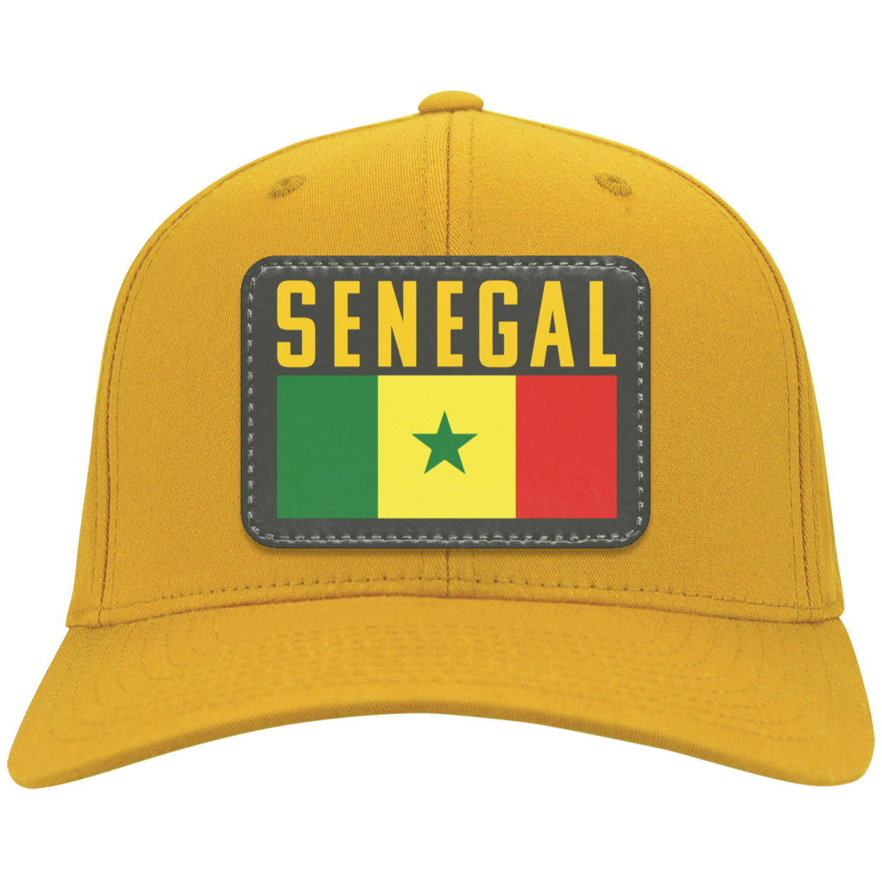 Senegal Football Team Emblem Patch Twill Cap