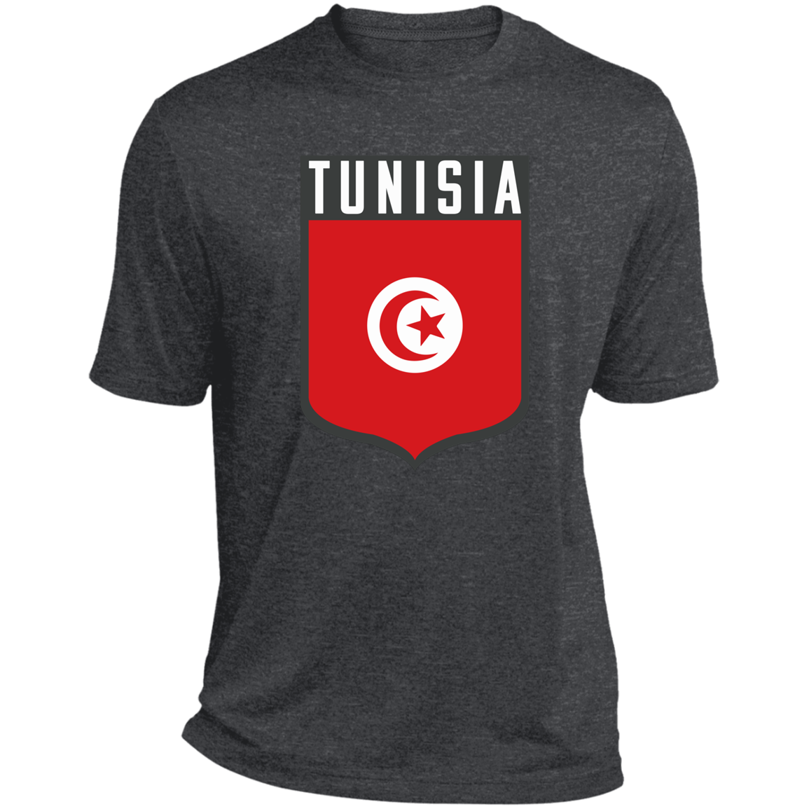 Tunisia Football Team Emblem Men's Sports T-Shirt