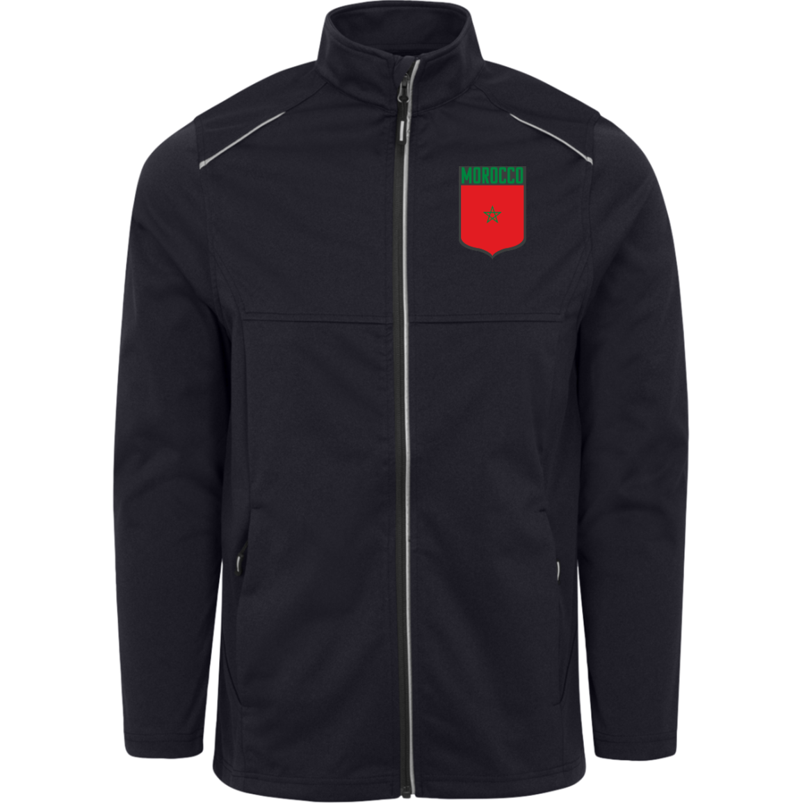 Morocco Football Team Emblem Men's Techno Lite Tech-Shell