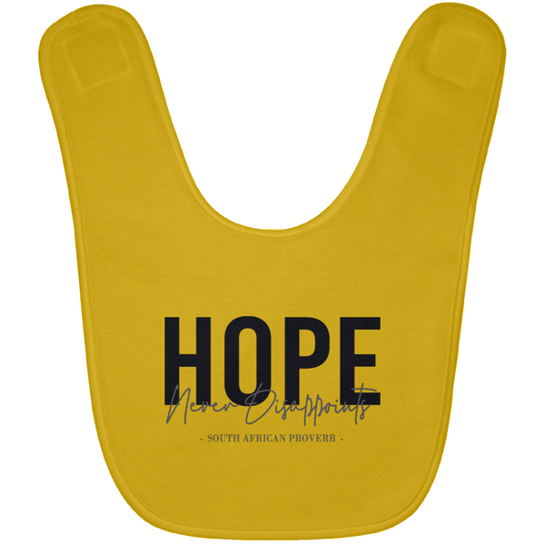 Hope Never Disappoints Baby Bib