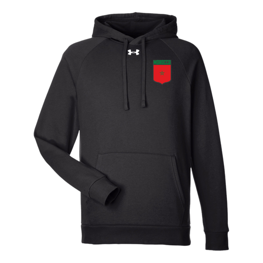 Morocco Football Team Emblem Men's Rival Fleece Hoodie