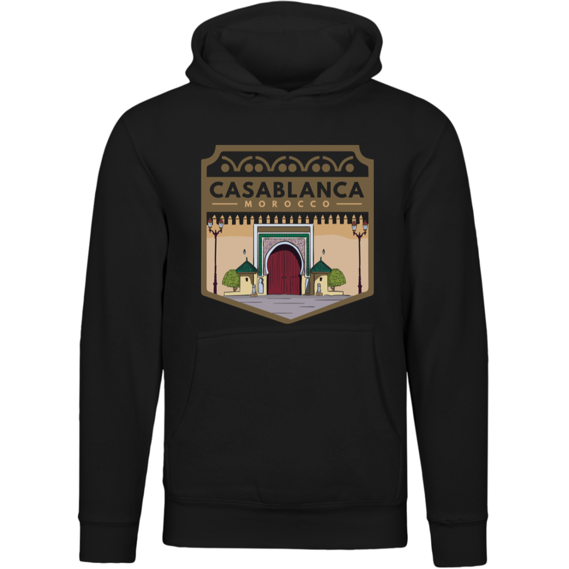 Casablanca Riad Morocco Unisex Pullover Hoodie