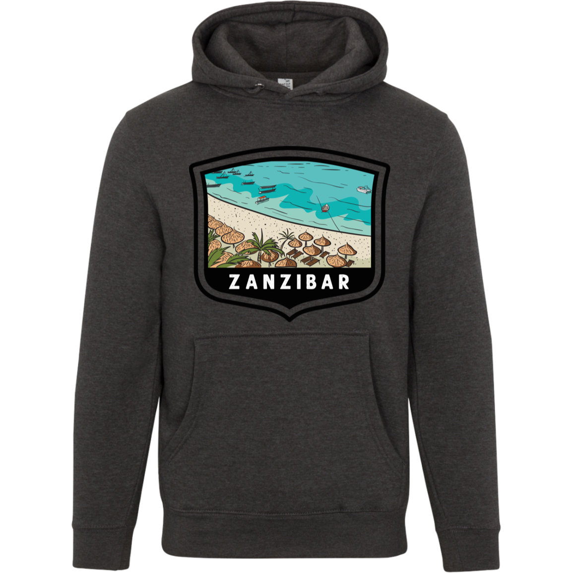 Zanzibar Beaches Unisex Pullover Hoodie