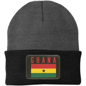 Ghana Football Team Emblem Patch Knit Cap