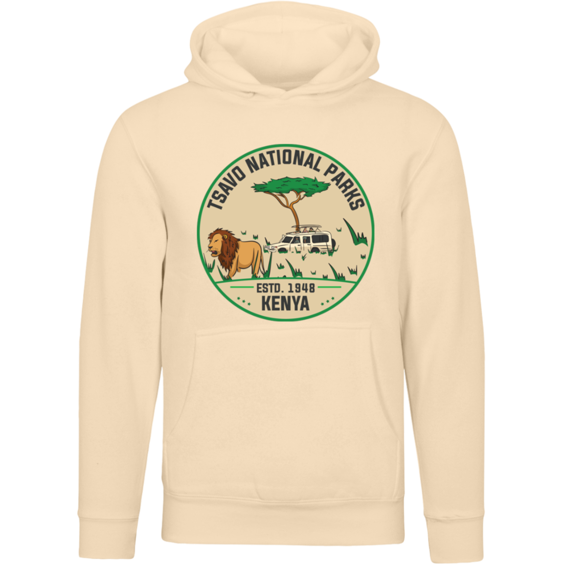 Tsavo National Parks Unisex Pullover Hoodie